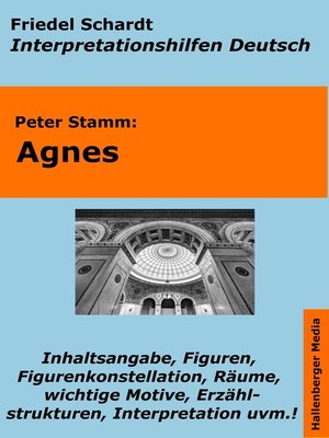 cover image of Agnes (Peter Stamm)
